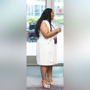 H&M Linen Sleeveless Dress